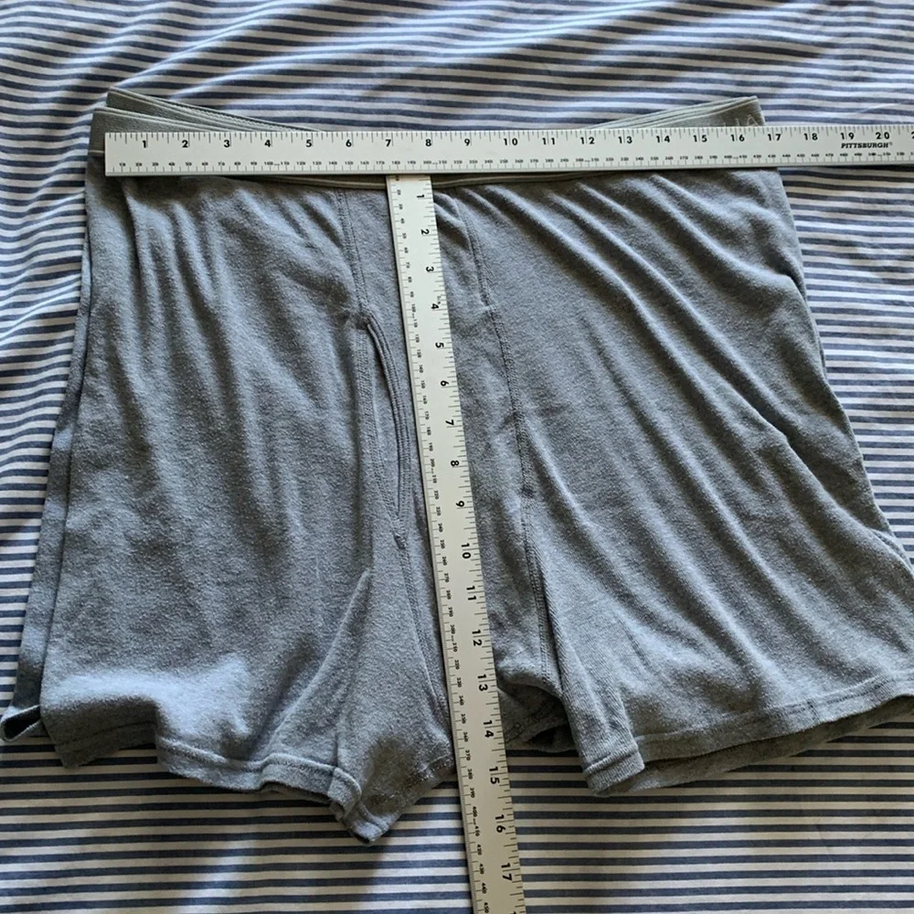 4 Men’s Hanes Cotton Blend Boxer Briefs 3XL Gray Black Comfort Flex Underwear